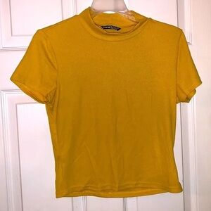 Yellow Short Sleeve Top